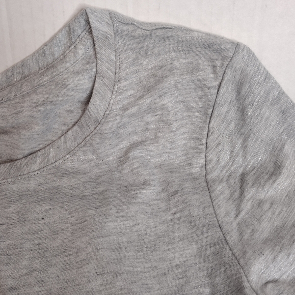 NWT Talbots Petite Women's Metallic Summer Pullover Short Sleeve Tee Size MP - Picture 9 of 14